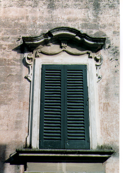 mostra di finestra, serie - ambito salentino (ultimo quarto sec. XVIII)