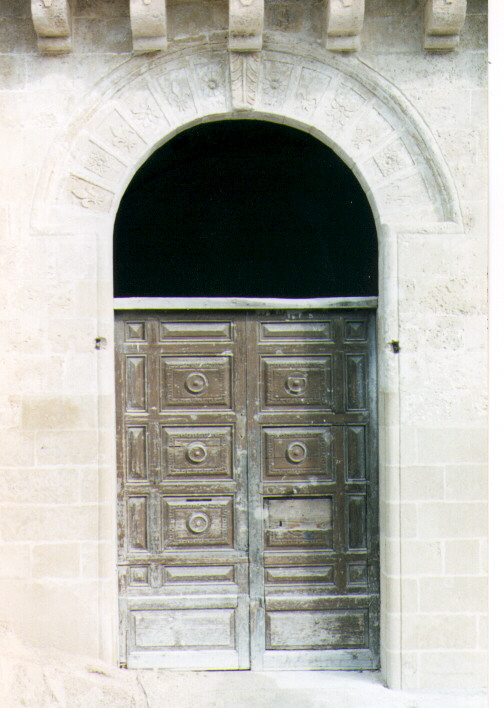 portale, frammento - ambito salentino (sec. XVIII)