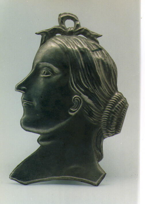 testa femminile (ex voto) - ambito salentino (sec. XIX)