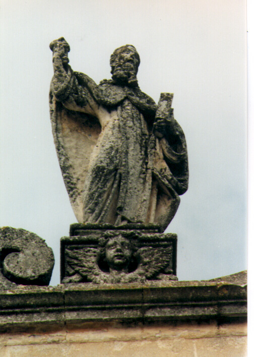 santo (statua) - ambito salentino (sec. XVII)