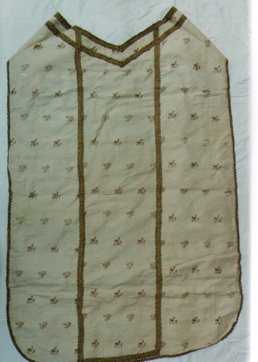 paramento liturgico - manifattura Italia meridionale (fine/inizio secc. XIX/ XX)