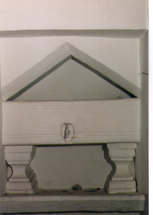 lavabo - ambito salentino (fine/inizio secc. XVIII/ XIX)