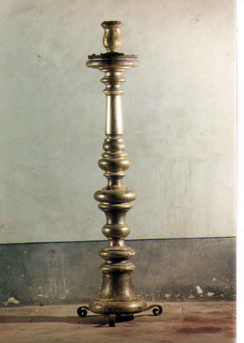 candelabro per il cero pasquale, serie - ambito salentino (sec. XIX)