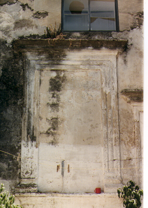 mostra di finestra - ambito salentino (fine sec. XVIII)