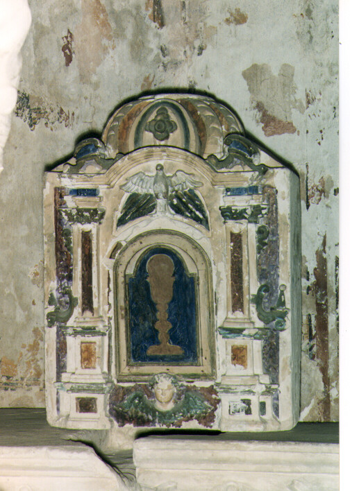 tabernacolo - a tempietto - ambito salentino (seconda metà sec. XVIII)