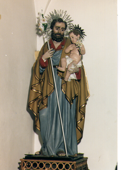 San Giuseppe con Bambino (statua) - ambito salentino (prima metà sec. XIX)