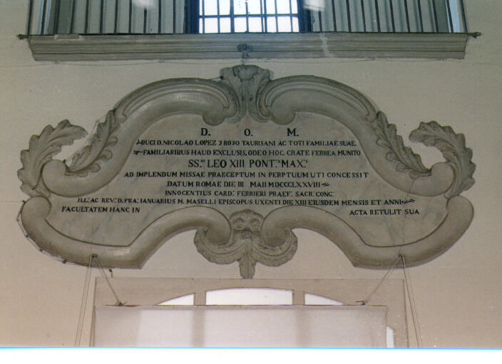 lapide - ambito salentino (sec. XIX)