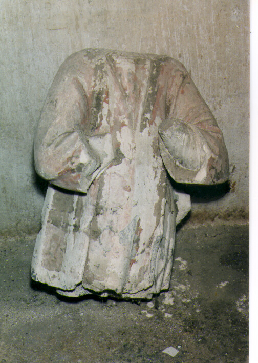 Santo Stefano (statua, frammento) - ambito salentino (seconda metà sec. XVII)