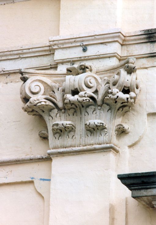 semicapitello, serie - ambito salentino (sec. XVIII)