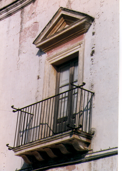 mostra di finestra - ambito salentino (fine/inizio secc. XIX/ XX)