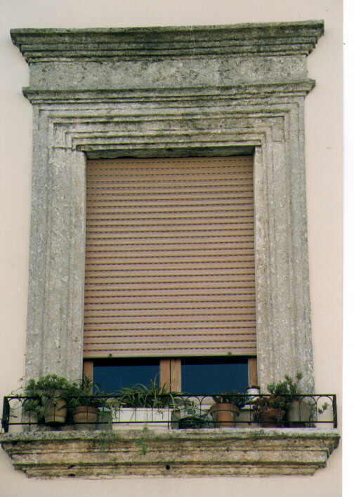 mostra di finestra - ambito salentino (prima metà sec. XVII)