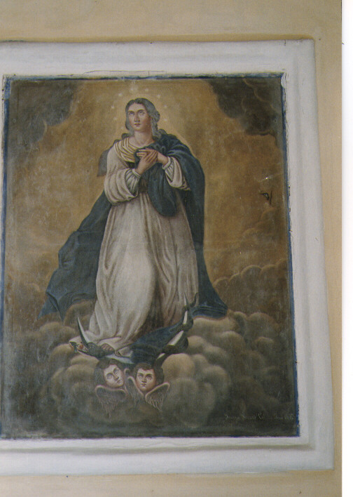 Immacolata Concezione (dipinto) di Colaci Saverio (sec. XIX)