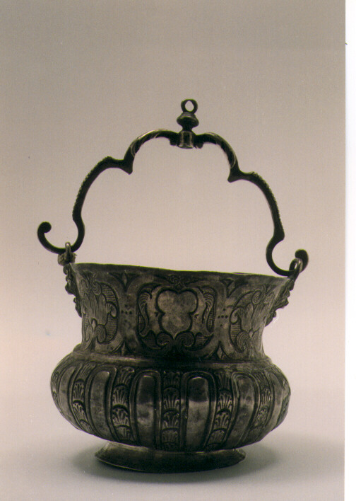 secchiello per l'acqua benedetta - ambito Italia meridionale (ultimo quarto sec. XVII)