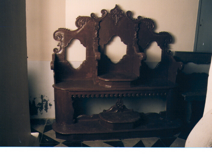 seggio - ambito Italia meridionale (fine/inizio secc. XVIII/ XIX)