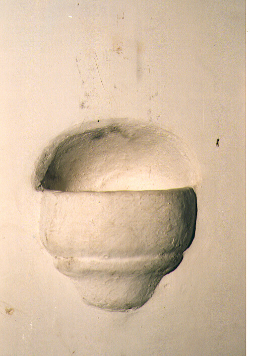 acquasantiera - ambito salentino (seconda metà sec. XVIII)