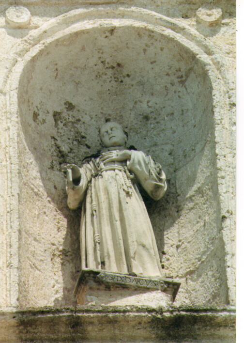 San Didaco (statua) - ambito pugliese (prima metà sec. XVII)