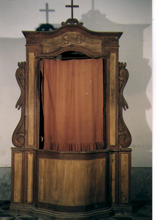 confessionale - ambito pugliese (fine sec. XIX)