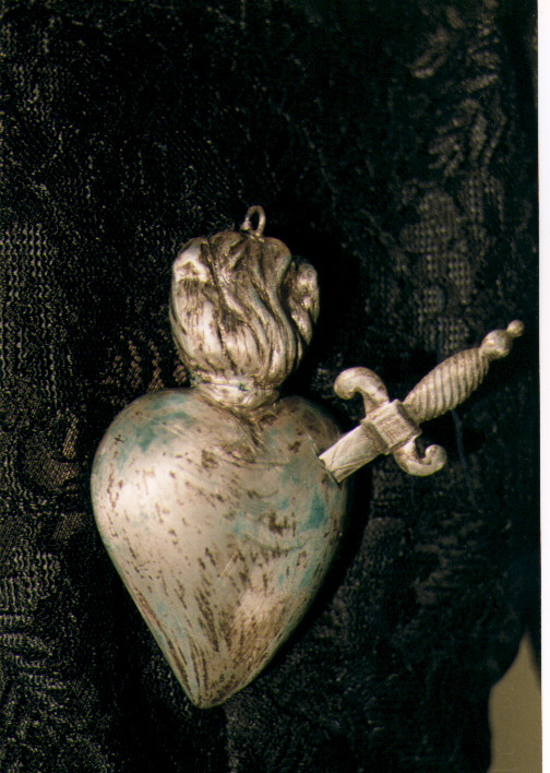 attributo iconografico di immagine sacra - ambito pugliese (fine/inizio secc. XIX/ XX)