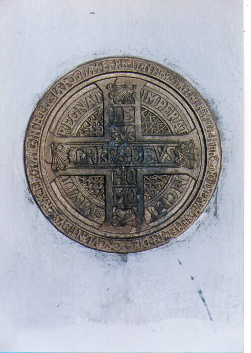 targa devozionale - produzione romana (sec. XX)