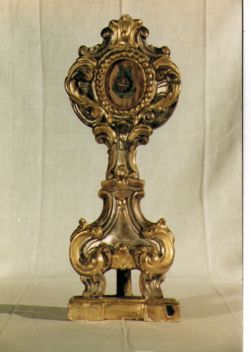reliquiario - a ostensorio - ambito pugliese (ultimo quarto sec. XVIII)