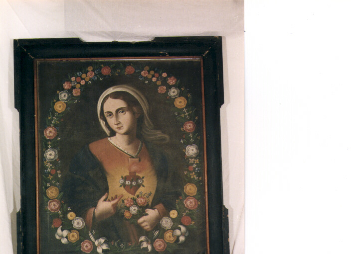 Sacro Cuore di Maria (dipinto) - ambito salentino (metà sec. XIX)