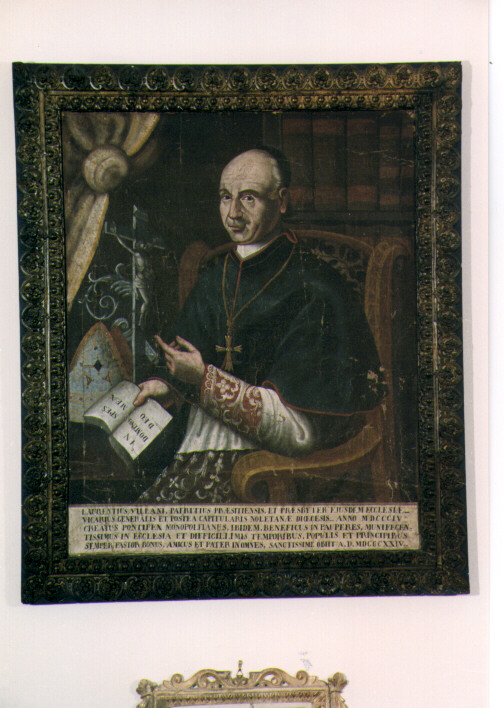 Ritratto di monsignore Lorenzo Villani (dipinto) - ambito pugliese (sec. XIX)