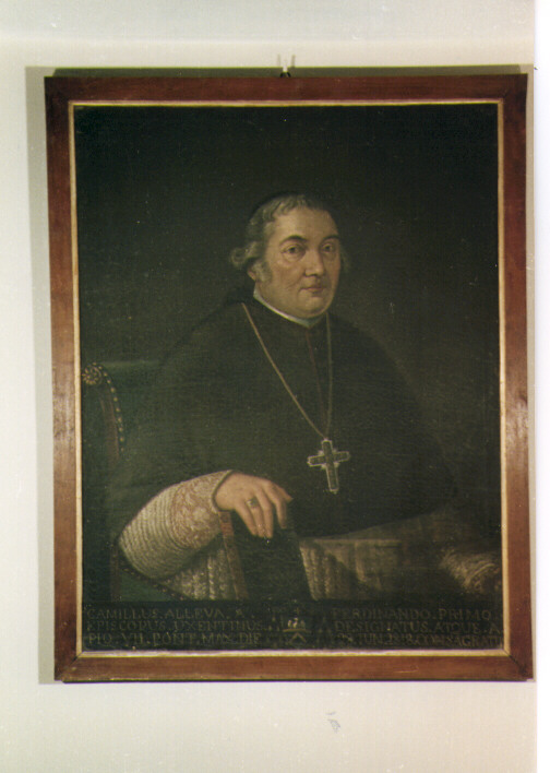 Ritratto di monsignore Camillo Alleva (dipinto) - ambito pugliese (primo quarto sec. XIX)