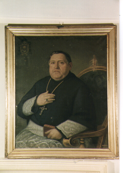 Ritratto di monsignore Gennaro Maria Maselli (dipinto) - ambito pugliese (ultimo quarto sec. XIX)