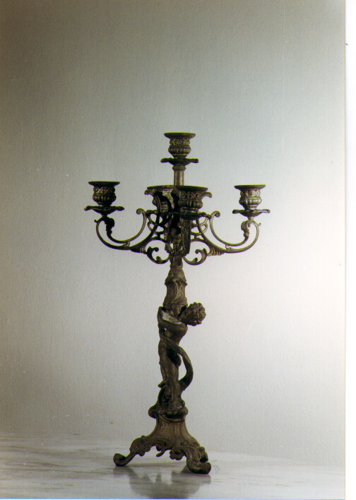 candeliere, serie - manifattura pugliese (fine sec. XIX)