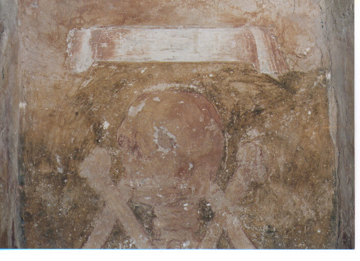teschio (dipinto) - ambito salentino (ultimo quarto sec. XVI)