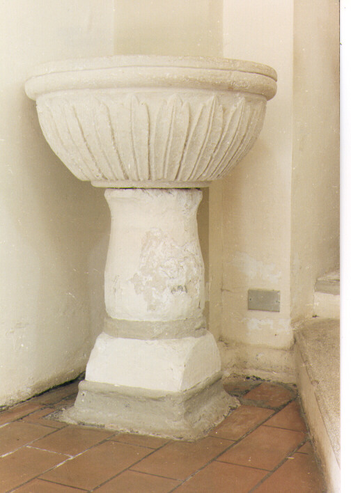 fonte battesimale - ambito salentino (primo quarto sec. XVIII)