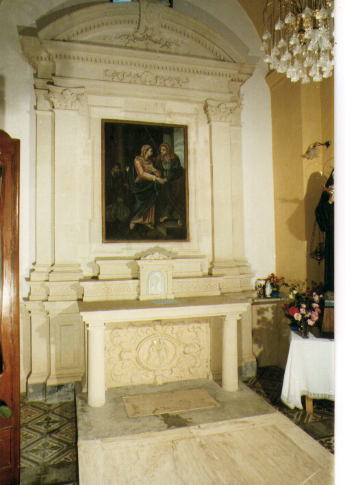 altare maggiore - ambito salentino (ultimo quarto sec. XIX)