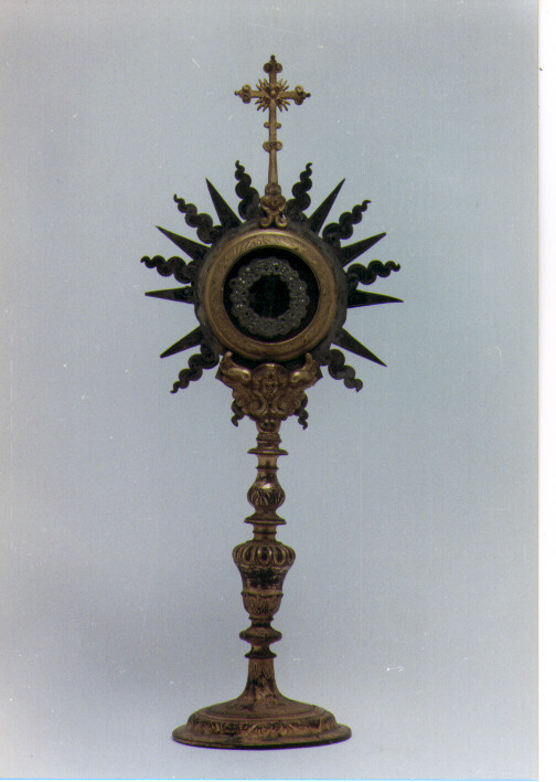 reliquiario - a ostensorio - ambito Italia meridionale (primo quarto sec. XVIII)