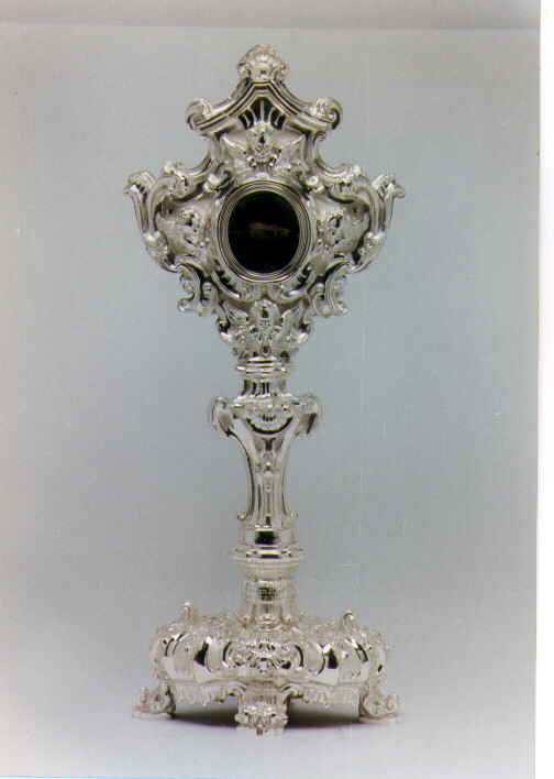 reliquiario - a ostensorio - ambito napoletano (sec. XVIII)