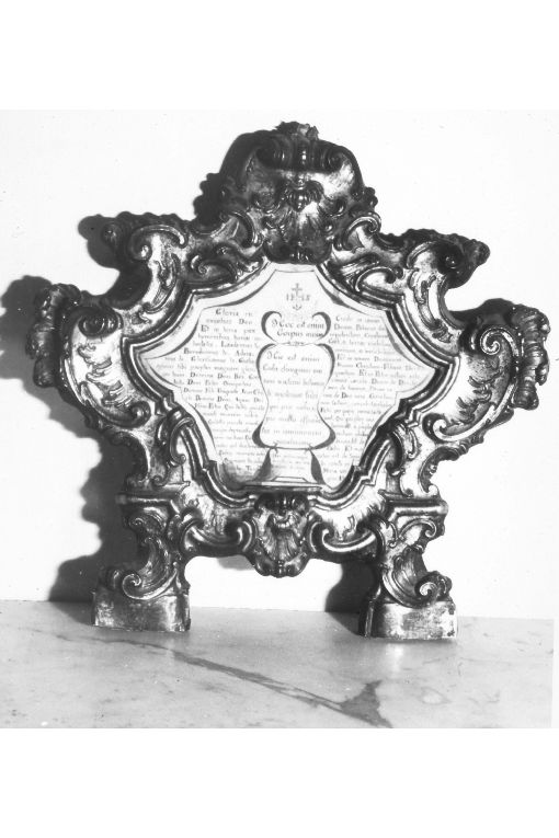 cartagloria - manifattura napoletana (sec. XVIII)