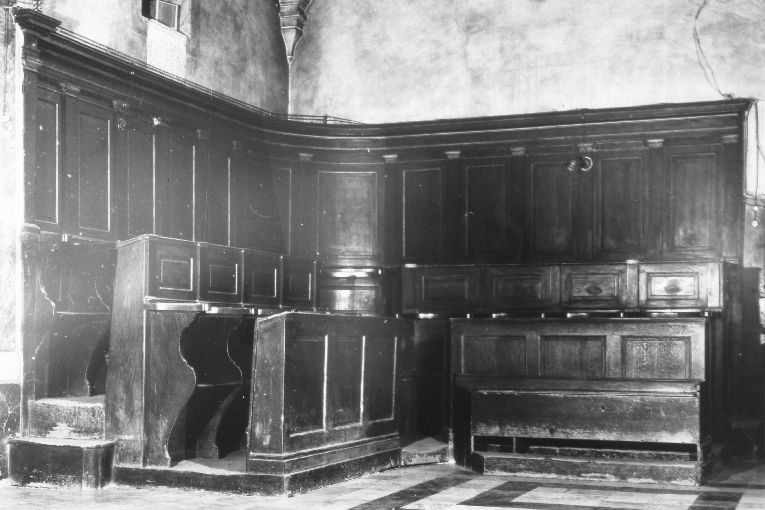 stalli del coro - produzione pugliese (inizio sec. XIX)