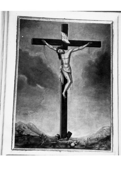Cristo crocifisso (dipinto) - ambito pugliese (sec. XIX)