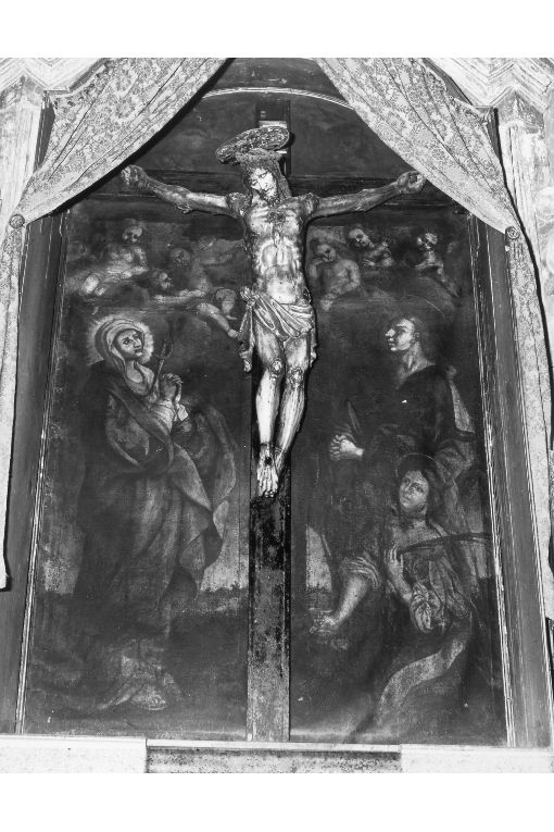 La Vergine, san Giovanni e santa Lucia (dipinto) - ambito pugliese (seconda metà sec. XVIII)