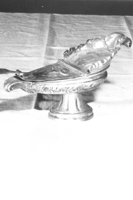 navicella portaincenso - ambito Italia meridionale (sec. XVIII)