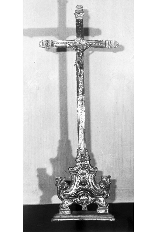 Cristo crocifisso (croce d'altare) - ambito pugliese (fine sec. XVIII)