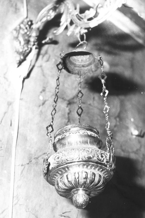 lampada pensile, coppia - ambito pugliese (sec. XVIII)