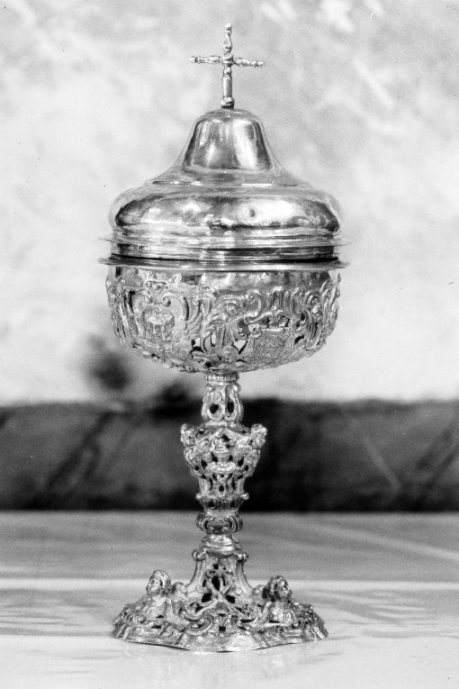 pisside - manifattura napoletana (fine/inizio secc. XVIII/ XIX)