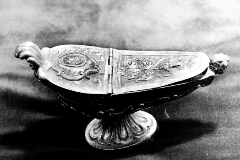 navicella portaincenso - manifattura napoletana (sec. XIX)