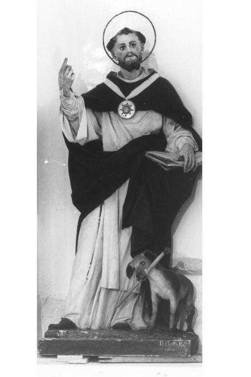 San Domenico (statua processionale) - produzione leccese (prima metà sec. XX)