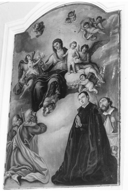 Madonna con Bambino e Santi (dipinto) - ambito napoletano (seconda metà sec. XVIII)