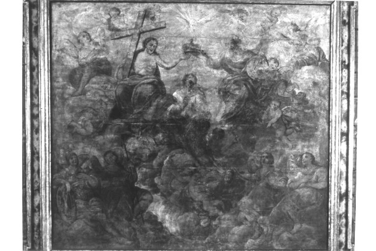 incoronazione di Maria Vergine (dipinto) - ambito Italia meridionale (sec. XVIII)