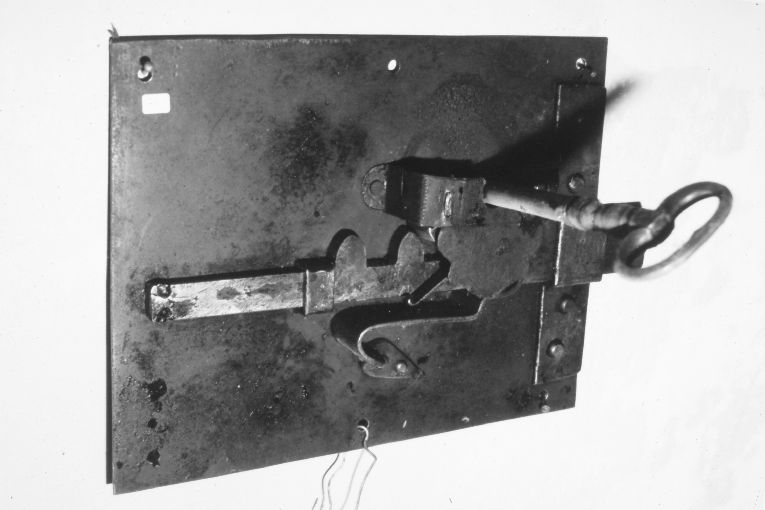 serratura con chiave - ambito italiano (sec. XVIII)