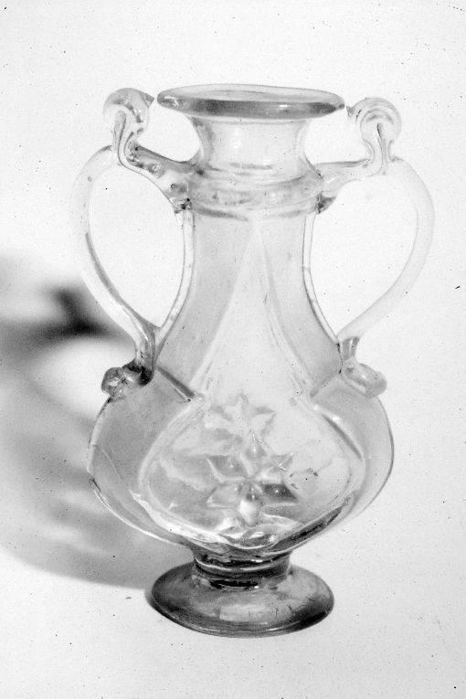 stella di David (fiasca) - manifattura muranese (sec. XVIII)