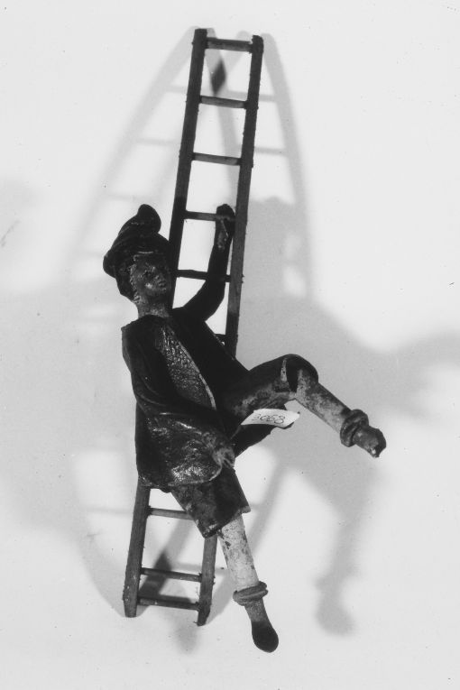 saltimbanco (statuetta di presepio) - ambito pugliese (prima metà sec. XIX)