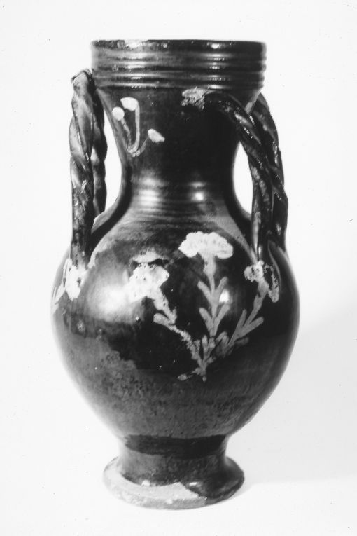 motivi floreali (vaso) - ambito calabrese (seconda metà sec. XVIII)